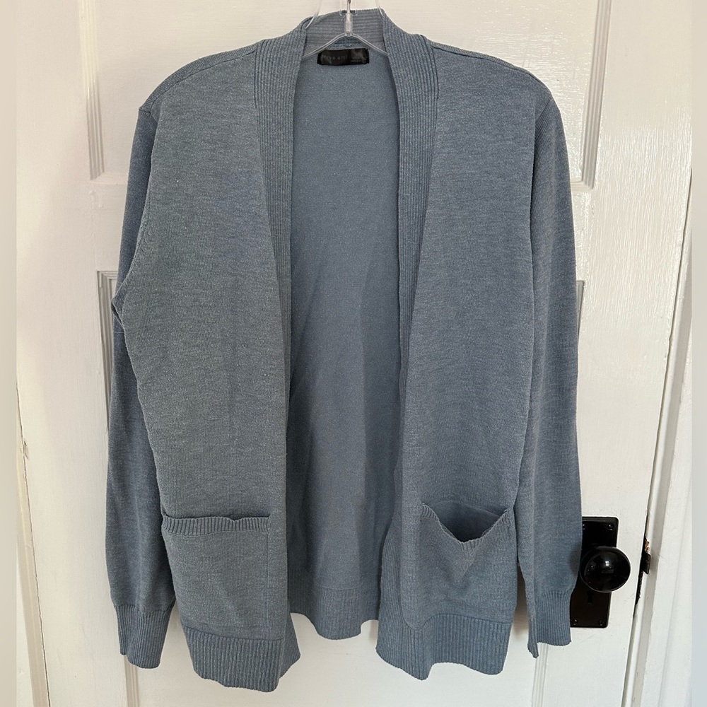 Verve Ami Light Blue Knit Cardigan